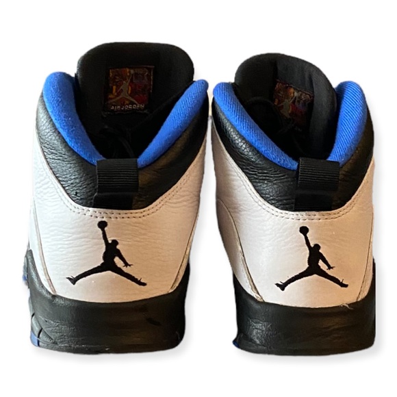 Air Jordan Retro 10 Orlando White, Blue & Black - Picture 5 of 10
